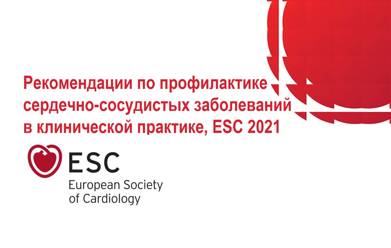 Клинические рекомендации ESC. Что нового?